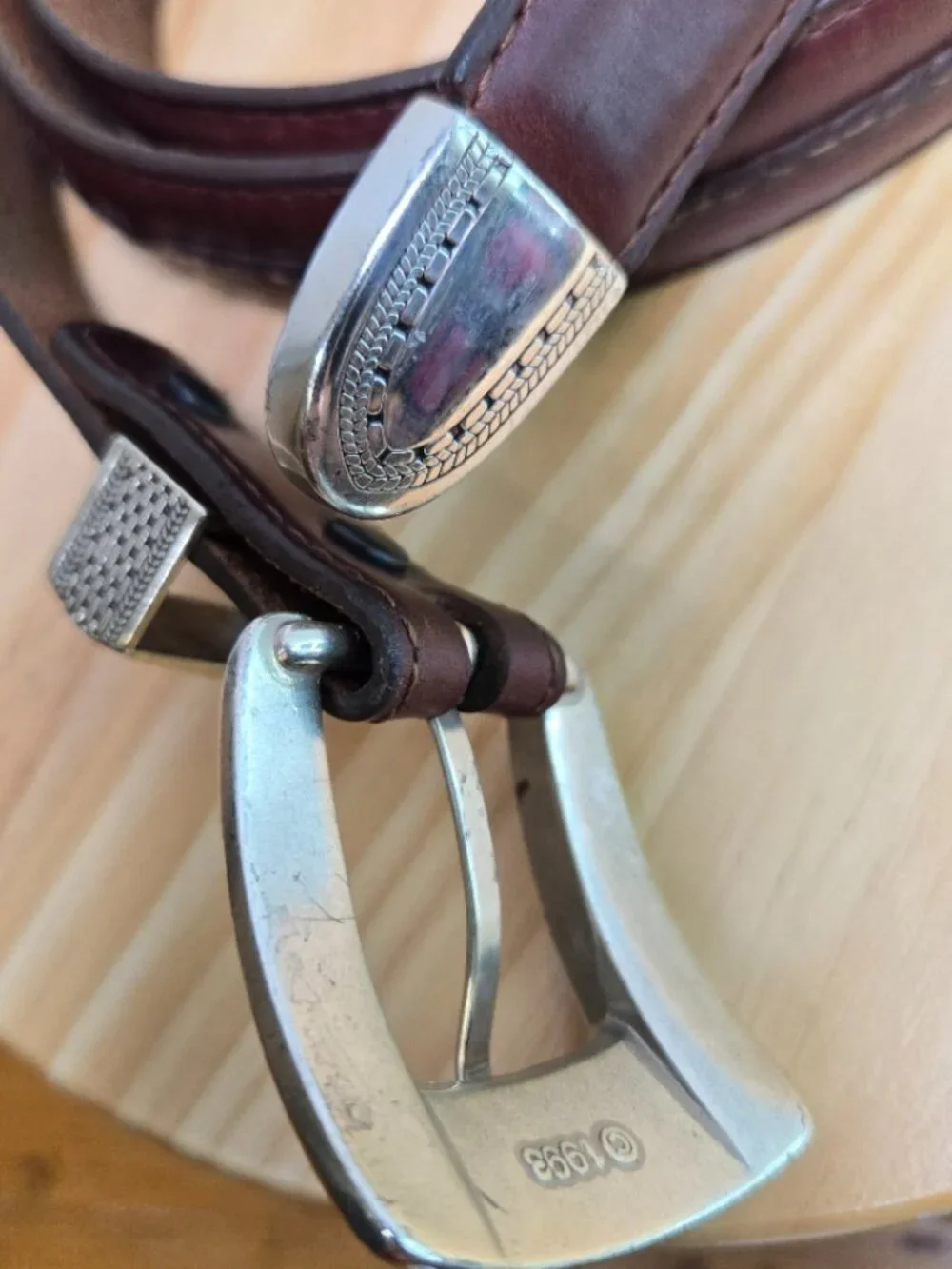Vintage Brighton Salina Taper Belt- Rare Size 46